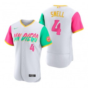 Men's San Diego Padres Blake Snell White 2022 City Connect Authentic Jersey