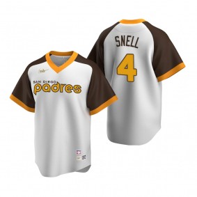 San Diego Padres Blake Snell Nike White Cooperstown Collection Home Jersey