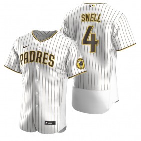 Men's San Diego Padres Blake Snell Nike White Brown Authentic Alternate Jersey
