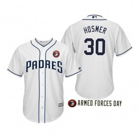 2019 Armed Forces Day Eric Hosmer San Diego Padres White Jersey
