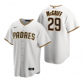 San Diego Padres Fred McGriff Nike White Brown Retired Player Replica Jersey