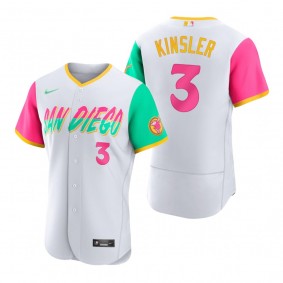 Men's San Diego Padres Ian Kinsler White 2022 City Connect Authentic Jersey