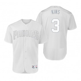 San Diego Padres Ian Kinsler Kins White 2019 Players' Weekend Authentic Jersey