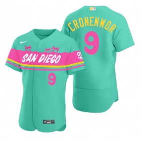 Men's San Diego Padres Jake Cronenworth Teal City Connect Authentic Jersey