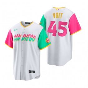 San Diego Padres Luke Voit White 2022 City Connect Replica Jersey