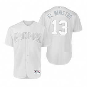 San Diego Padres Manny Machado El Ministro White 2019 Players' Weekend Authentic Jersey