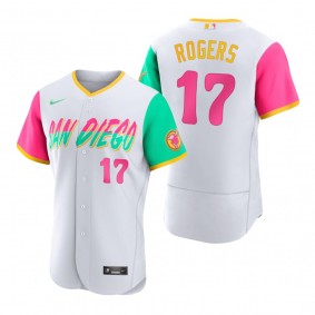 Men's San Diego Padres Taylor Rogers White 2022 City Connect Authentic Jersey