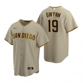 San Diego Padres Tony Gwynn Nike Sand Brown 2020 Replica Alternate Jersey