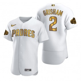 San Diego Padres Trent Grisham White Gold 2022 MLB All-Star Game Jersey