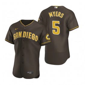 Men's San Diego Padres Wil Myers Nike Brown Authentic Road Jersey