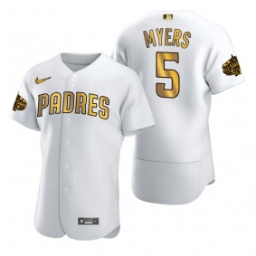 San Diego Padres Wil Myers White Gold 2022 MLB All-Star Game Jersey