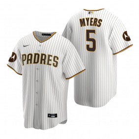 San Diego Padres Wil Myers Replica White Motorola Patch Jersey