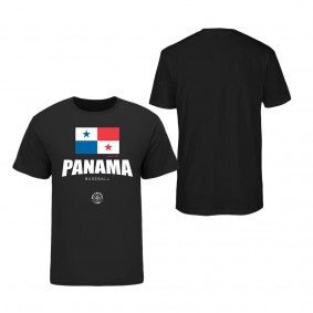Men's Panama Baseball LEGENDS Black 2023 World Baseball Classic Federation T-Shirt