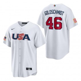 Paul Goldschmidt Men's USA Baseball White 2023 World Baseball Classic Replica Jersey