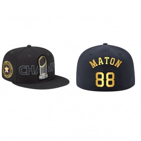 Phil Maton Houston Astros Black 2022 World Series Champions Hat