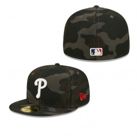 Men's Philadelphia Phillies Camo Dark 59FIFTY Fitted Hat