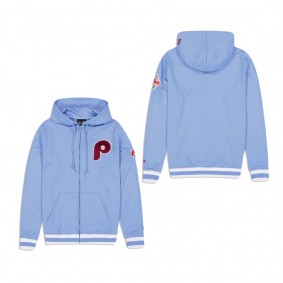 Philadelphia Phillies Coop Logo Select Full Zip Hoodie