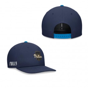 Men's Philadelphia Phillies Navy 2024 City Connect Pro Snapback Hat