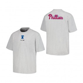 Men's Philadelphia Phillies PLEASURES Gray Mascot T-Shirt
