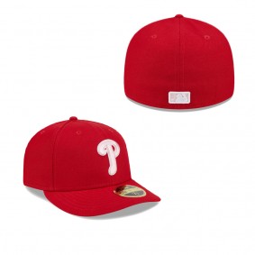 Men's Philadelphia Phillies Red 2024 Mother's Day Low Profile 59FIFTY Fitted Hat
