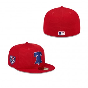 Men's Philadelphia Phillies Red 2024 Spring Training 59FIFTY Fitted Hat