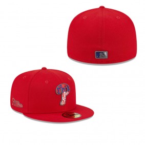 Men's Philadelphia Phillies Red Script Fill 59FIFTY Fitted Hat
