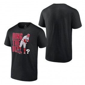 Men's Philadelphia Phillies Rhys Hoskins Black Ring The Bell T-Shirt