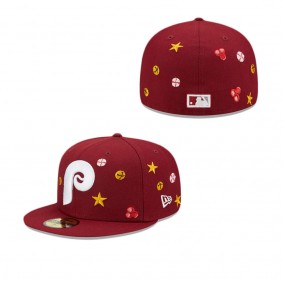 Philadelphia Phillies Sleigh 59FIFTY Fitted Hat