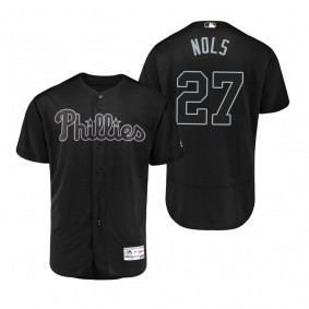 Philadelphia Phillies Aaron Nola Nols Black 2019 Players' Weekend Authentic Jersey