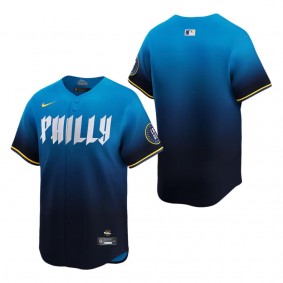 Men's Philadelphia Phillies Blue 2024 City Connect Limited Jersey