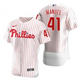 Philadelphia Phillies Charlie Manuel Nike White Retired Player Authentic Jersey