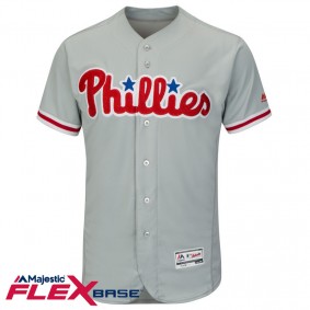 Male Philadelphia Phillies Gray Flexbase Collection Team Jersey