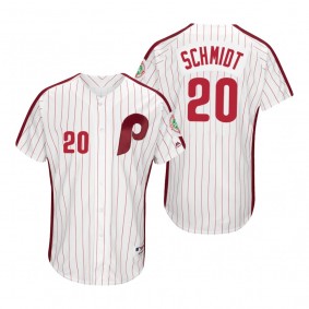 Phillies Mike Schmidt White 1983 Turn Back the Clock Authentic Jersey