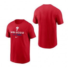 Men's Philadelphia Phillies Red 2022 World Series T-Shirt