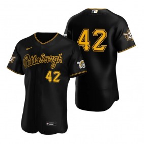 Pittsburgh Pirates Black Jackie Robinson Day Authentic Jersey