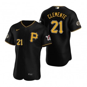 Pittsburgh Pirates Authentic Black Roberto Clemente Day Jersey
