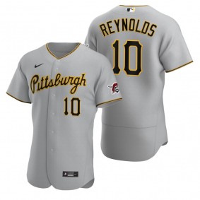 Men's Pittsburgh Pirates Bryan Reynolds Nike Gray Authentic 2020 Road Jersey