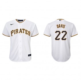 Youth Pittsburgh Pirates Henry Davis White Replica Home Jersey