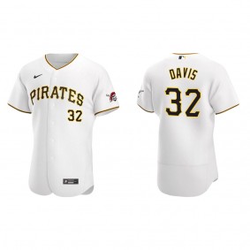Men's Pittsburgh Pirates Henry Davis White Authentic Home Jersey