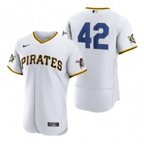 Pittsburgh Pirates Jackie Robinson White Authentic Jersey