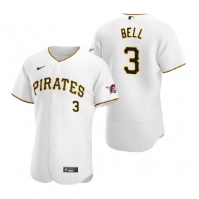 Pittsburgh Pirates Jay Bell Nike White Retired Player Authentic Jersey