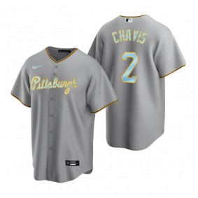 Pittsburgh Pirates Michael Chavis Gray 2022 Father's Day Replica Jersey