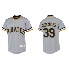 Youth Pittsburgh Pirates Nick Gonzales Gray Cooperstown Collection Jersey