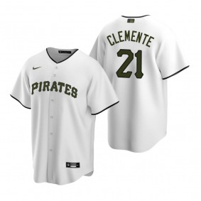 Pittsburgh Pirates Roberto Clemente Nike White 2020 Replica Alternate Jersey