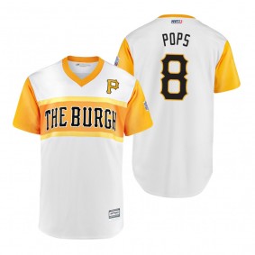 Pittsburgh Pirates Willie Stargell Pops White 2019 Little League Classic Replica Jersey