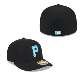 Men's Pittsburgh Pirates Black 2024 Father's Day Low Profile 59FIFTY Fitted Hat