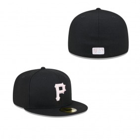 Men's Pittsburgh Pirates Black 2024 Mother's Day On-Field 59FIFTY Fitted Hat