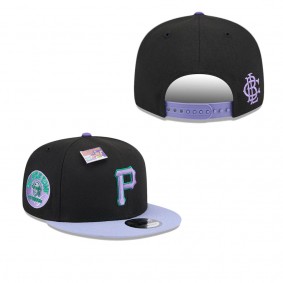 Men's Pittsburgh Pirates Black Purple Grape Big League Chew Flavor Pack 9FIFTY Snapback Hat