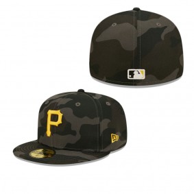 Men's Pittsburgh Pirates Camo Dark 59FIFTY Fitted Hat