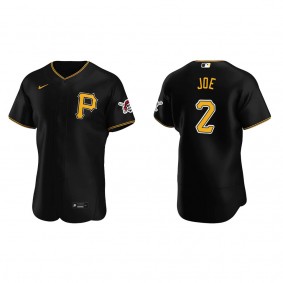 Men's Pittsburgh Pirates Connor Joe Black Authentic Alternate Jersey